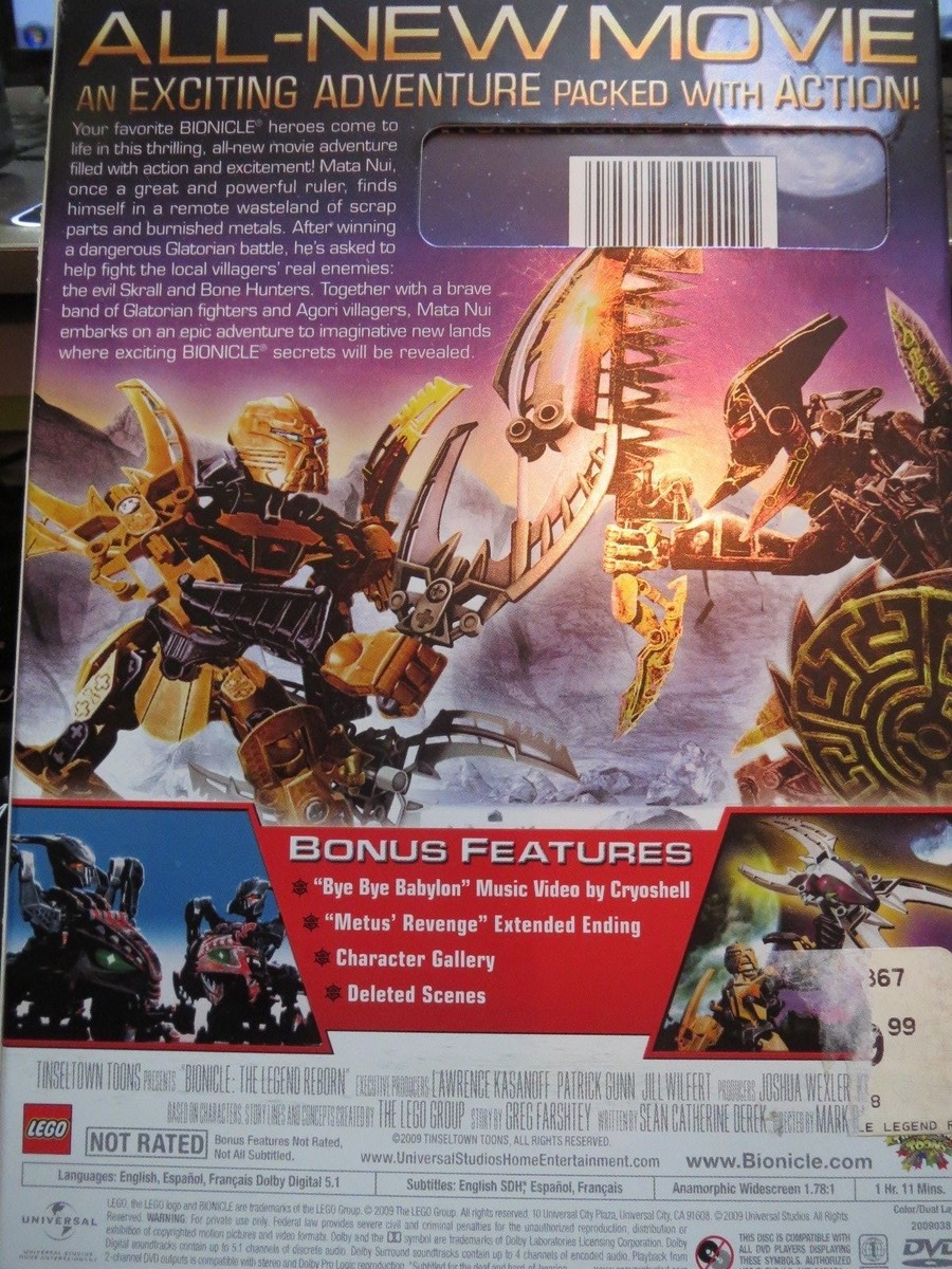 Lego - Bionicle - The Legend Reborn (DVD, 2009) 25195054195| eBay