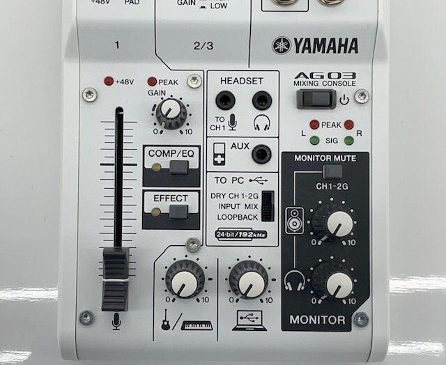 Yamaha AG03 3 Channel Mixing Console Computer Audio Interface | eBay