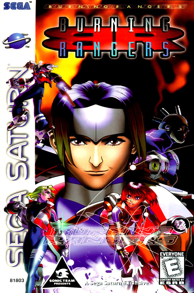 Burning Rangers Sega Saturn BOX ART Premium POSTER MADE IN USA