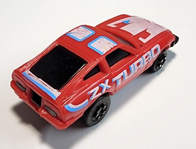 VINTAGE 1980 Kidco Burnin' Key Cars Red Datsun Turbo 280ZX Plastic