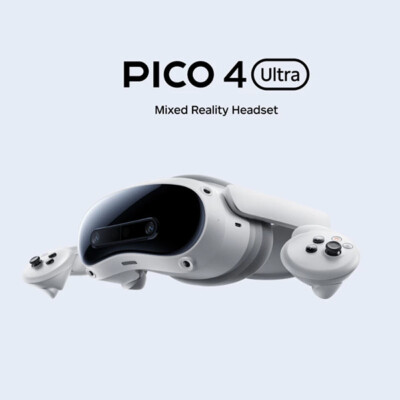 PICO 4 Ultra Headset 12GB+256GB 105° FOV Tracking System Wi-Fi