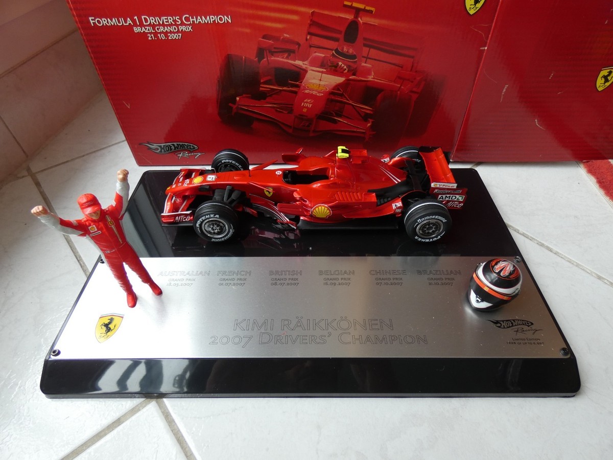 Ferrari F2007 Kimi Raikkonen #6 Brazil GP 2007 World Champion 1/18