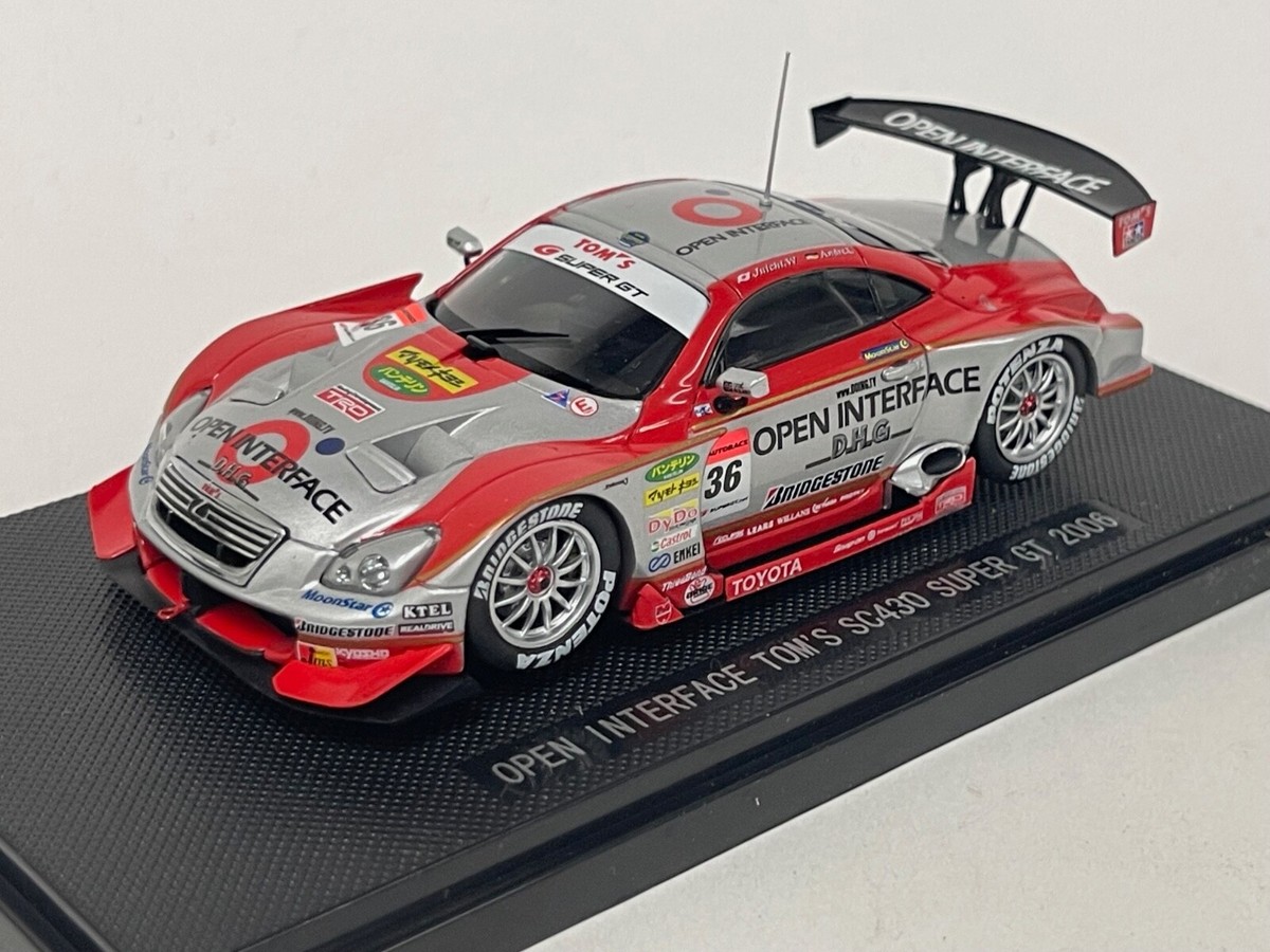 1/43 Ebbro Open Interface Tom's Lexus SC 430 JGTC 2006 car #36