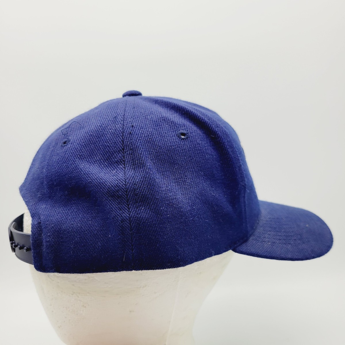 Vintage 90s No Fear Embroidered Logo Navy Blue Snapback Hat Cap