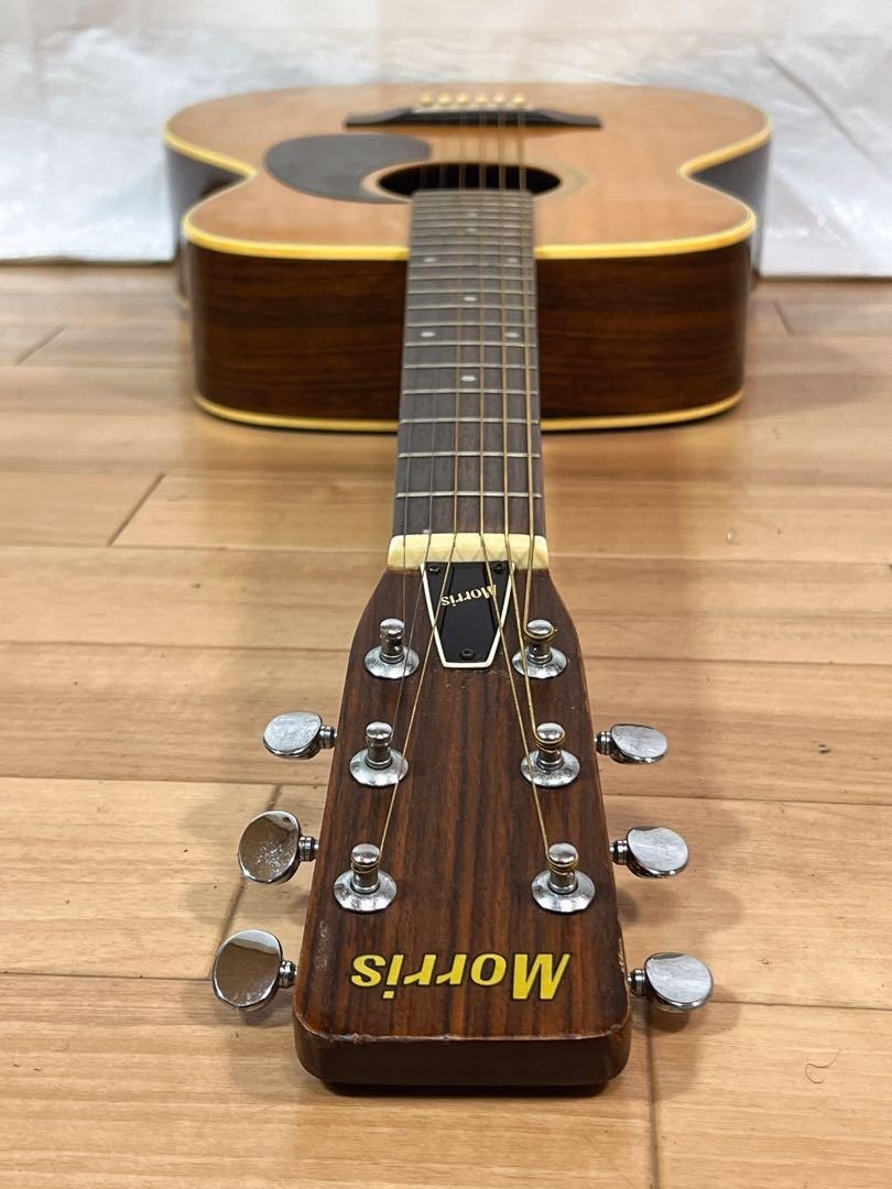 Morris Acoustic Guitar F-15 Folk Type Japan Vintage 70's made Used