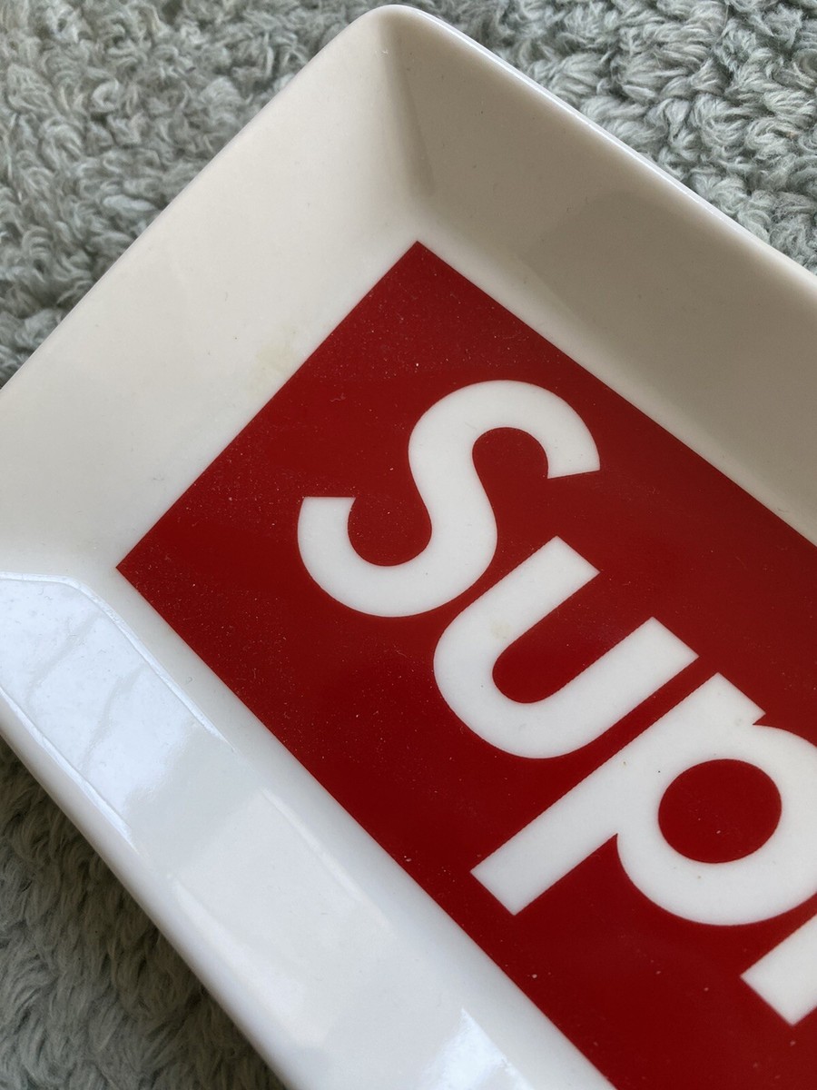 Supreme FW14 Box Logo Ashtray White 100% Authentic | eBay