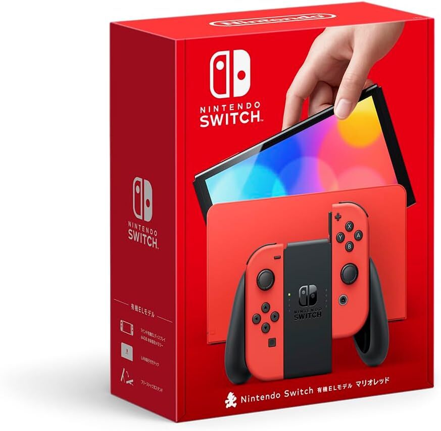 NEW Nintendo Switch Organic EL Model Mario Red Edition HEG-S-RAAAA