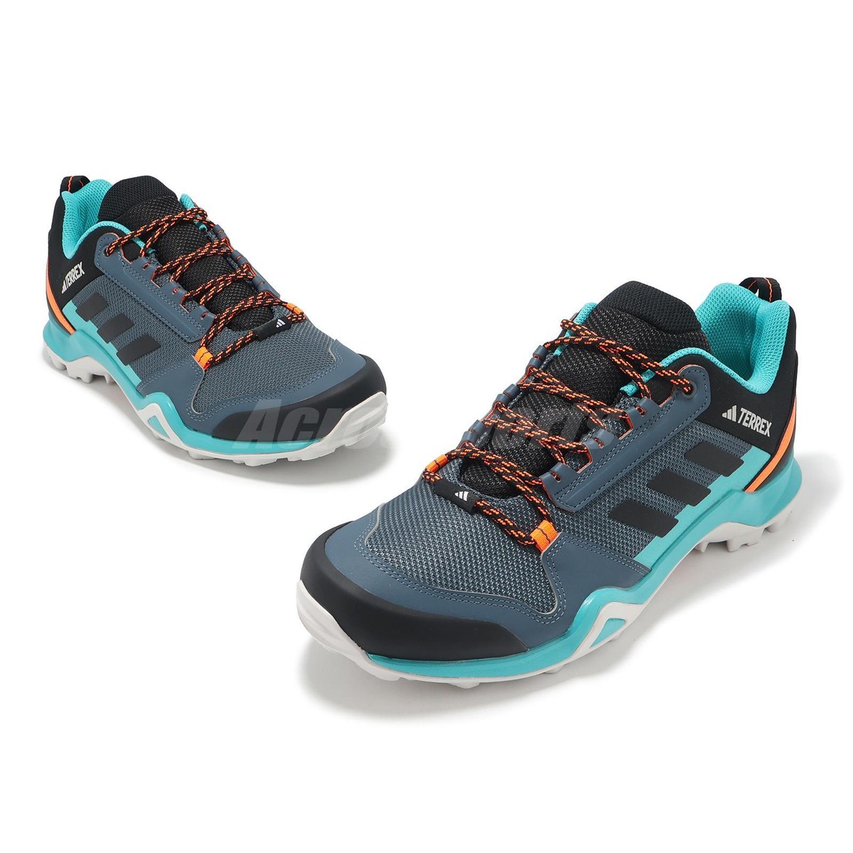 adidas Terrex AX3 Legend Blue Core Black Orange Men Outdoors Shoes
