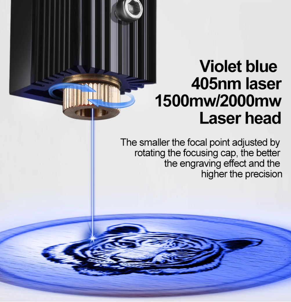 NEJE DK-8-KZ 1000mW Art USB Mini Blue Laser Engraver Engraving
