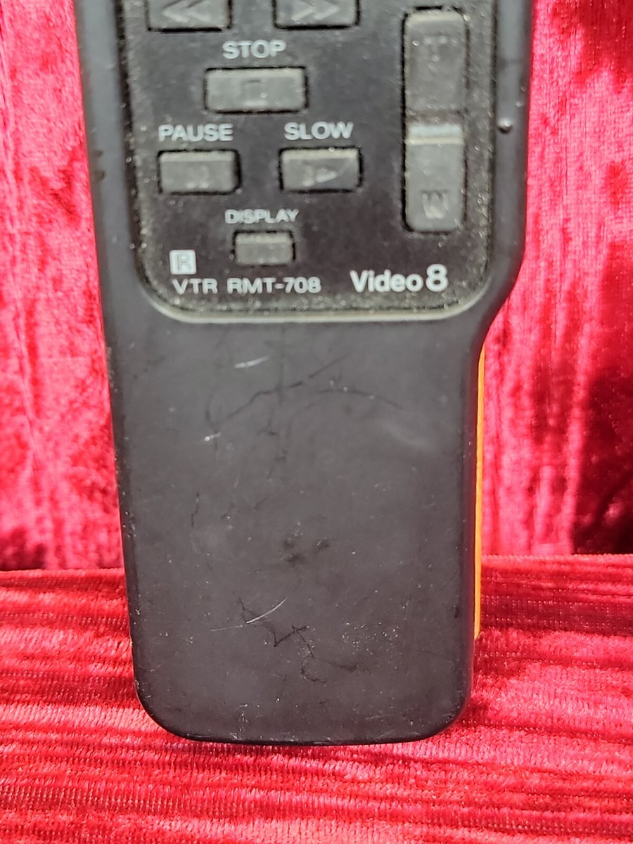 Vintage Sony Remote Control VTR RMT-708 Handycam Video 8 OEM