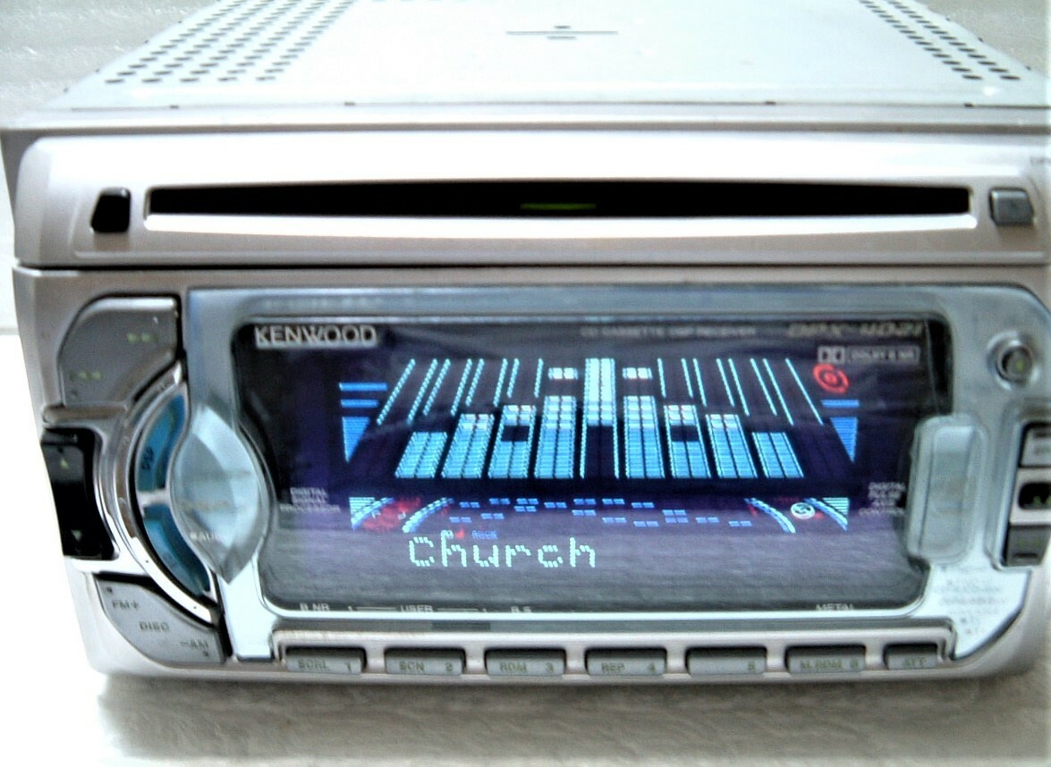 Kenwood DPX-4021 CD / Cassette Player DSP Receiver Head Unit Car