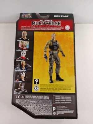Suicide Squad Rick Flag DC Comics Multiverse 6 inch Figure New
