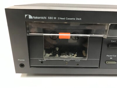 NAKAMICHI 580 M SINGLE CASSETTE DECK AS-IS READ DESCRIPTION | eBay