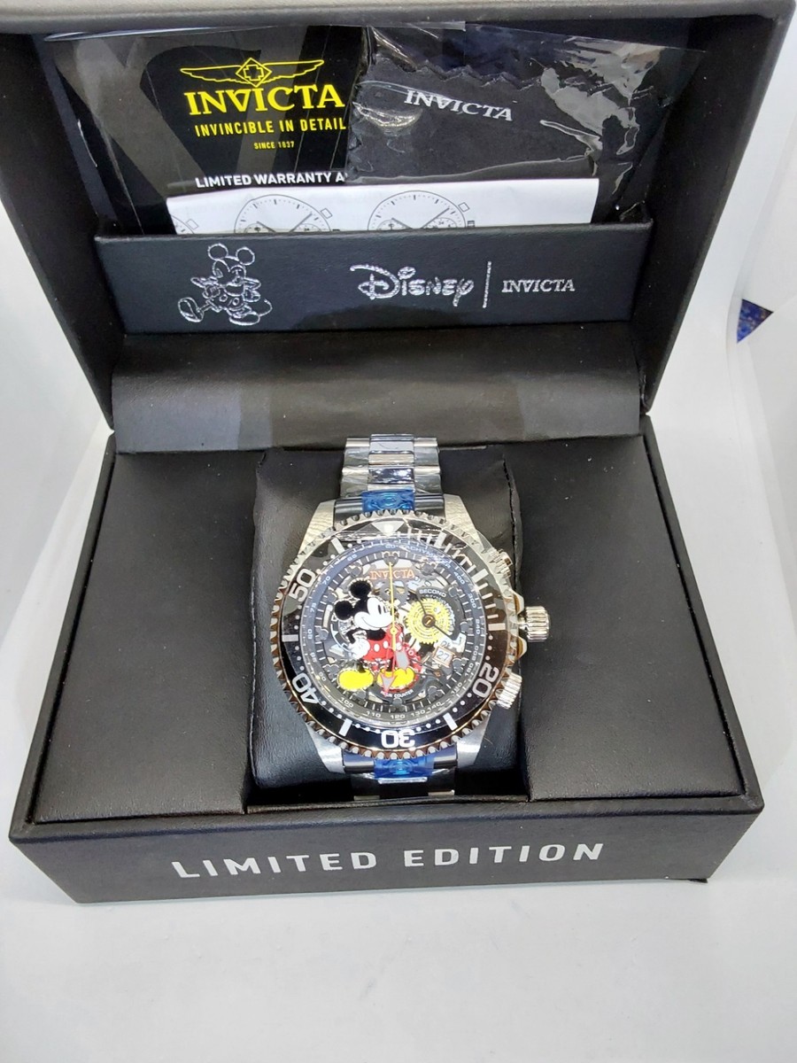 Disney Invicta Mickey Mouse 47mm Quartz Exclusive Men's Watch Ref