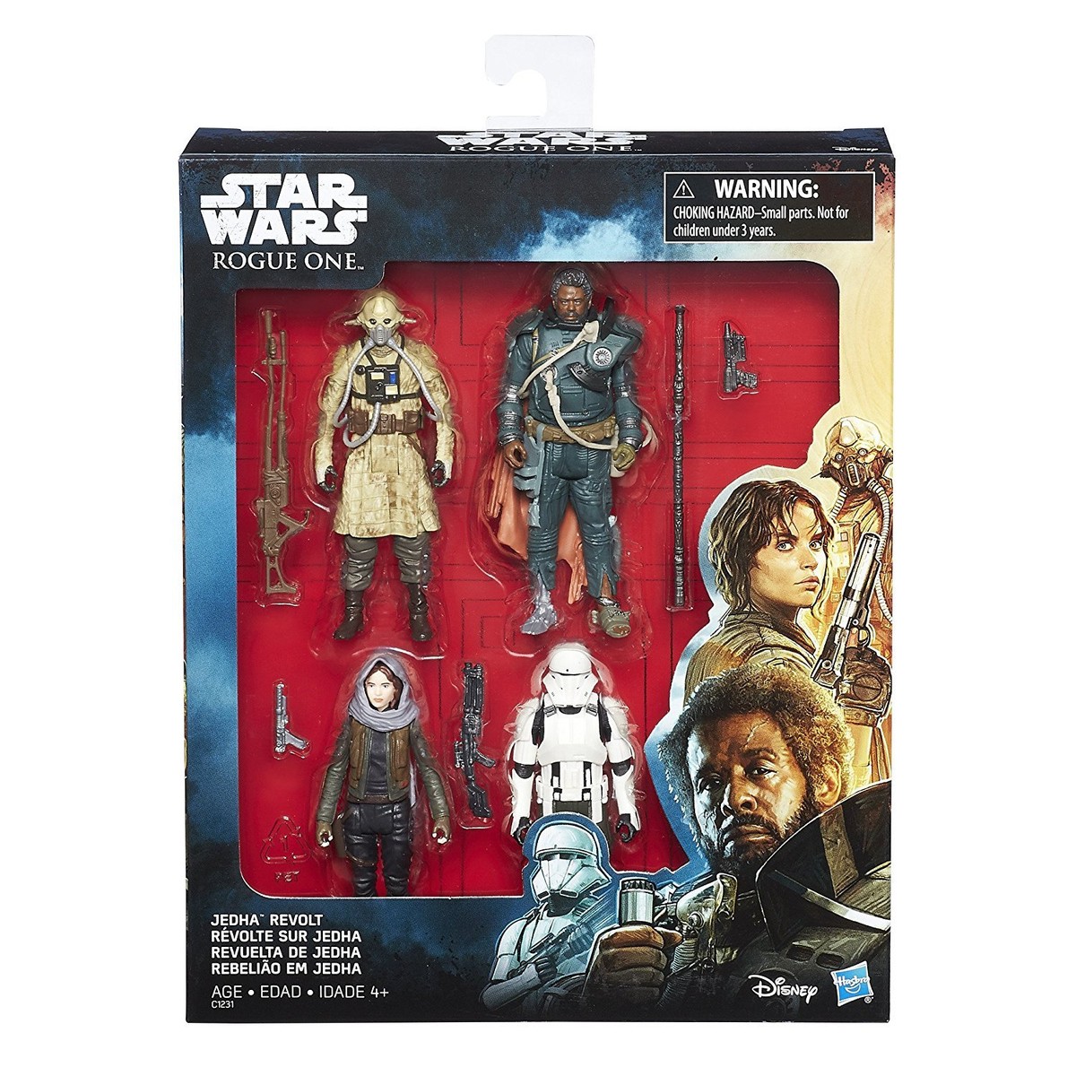 STAR WARS ROGUE ONE JEDHA REVOLT 4-PACK ACTION FIGURE SET | eBay