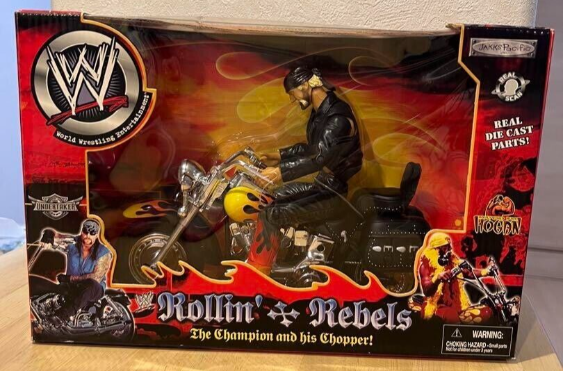 WWE Hulk Hogan Wrekkin : Python Power Slamcycle Motorcycle Figure