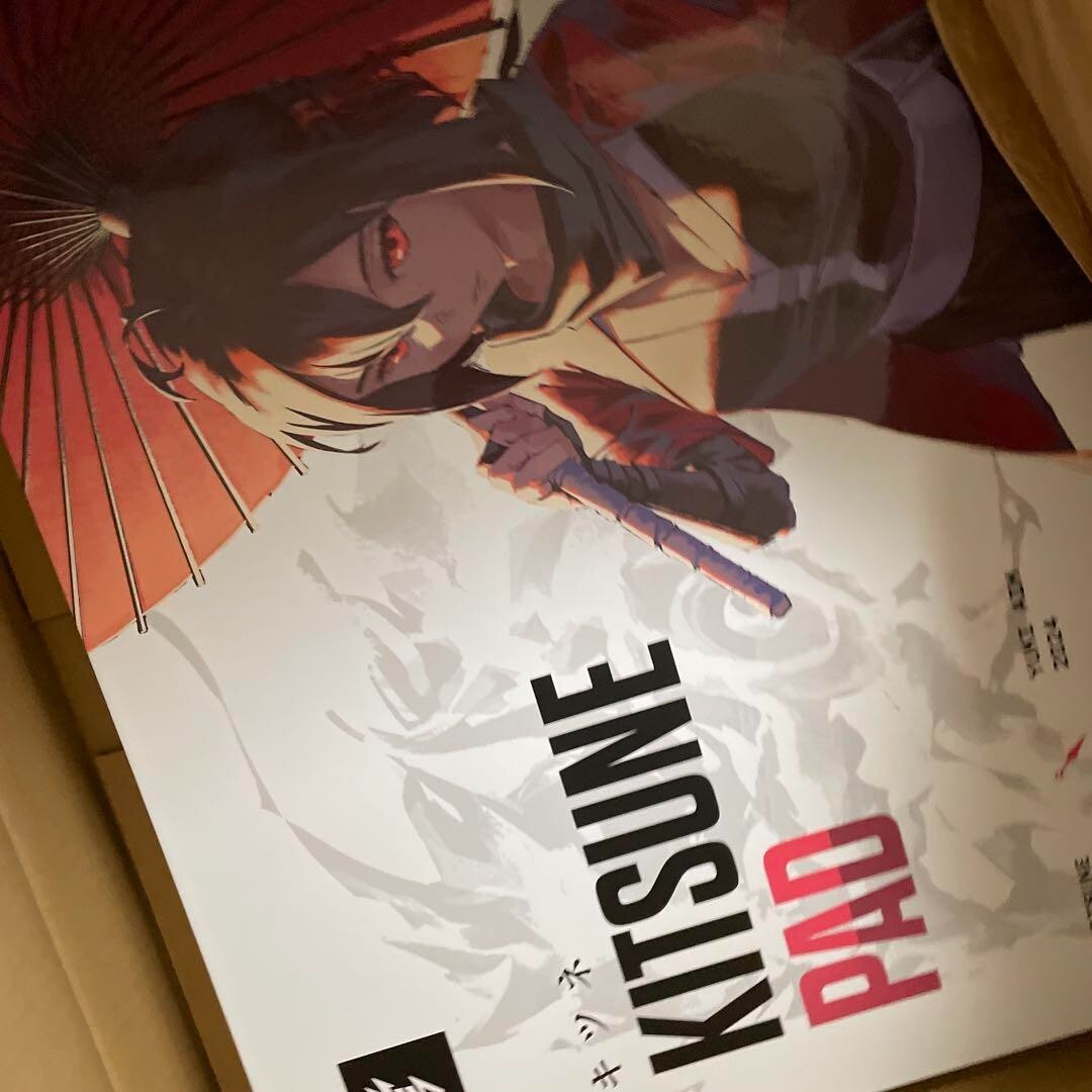 WALLHACK SKYPAD YUKI AIM 2024 Model KITSUNE Glass Mouse Pad Large