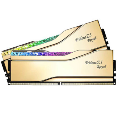 G.Skill RAM DDR5 64GB 2x32GB 6000 Trident Z5 Royal Gold