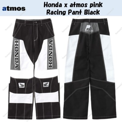 Honda x atmos pink Racing Pant Black | eBay