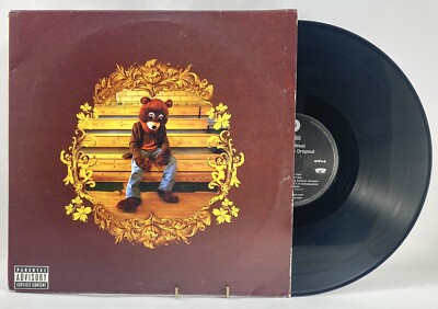KANYE WEST COLLEGE DROPOUT 2004 2LP EX Vinyl Record Lyric DEBUT