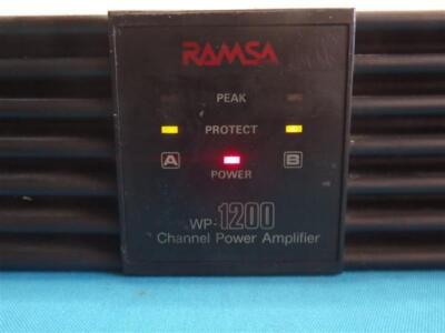 Panasonic Ramsa Wp-1200 2 Channel Power Amplifier 200w for sale