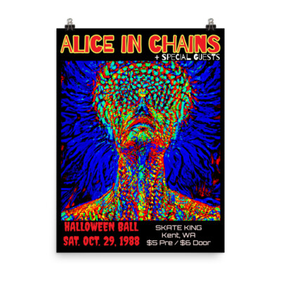 Alice in Chains - LIMITED EDITION (only 50) - Concert Poster (18