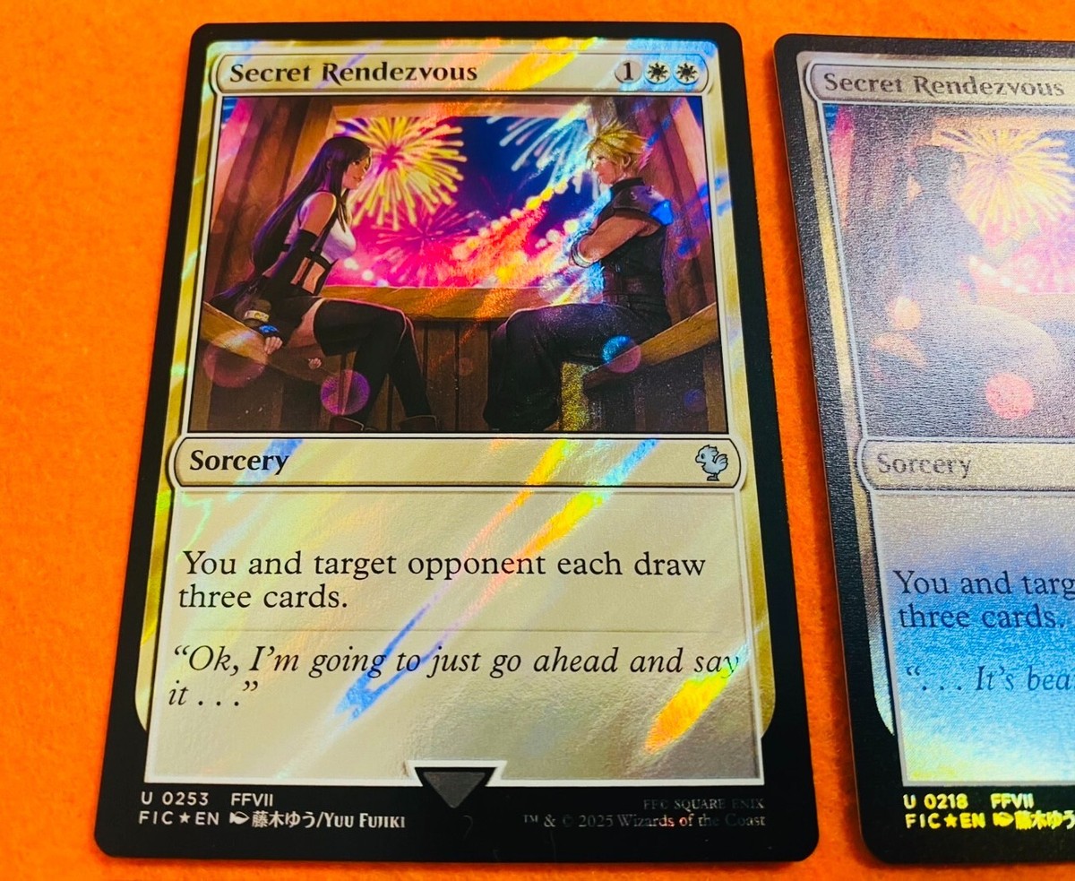 Surge FOIL] Secret Rendezvous Complete Set x4 | MTG Final Fantasy