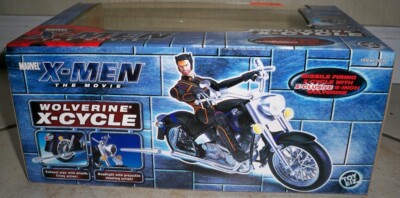 TOY BIZ MARVEL X-MEN THE MOVIE WOLVERINE FIGURE WITH X-CYCLE