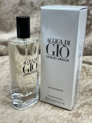 Acqua Di Gio Giorgio Armani For Men EDP 0.5 Fl Oz 15Ml. Travel