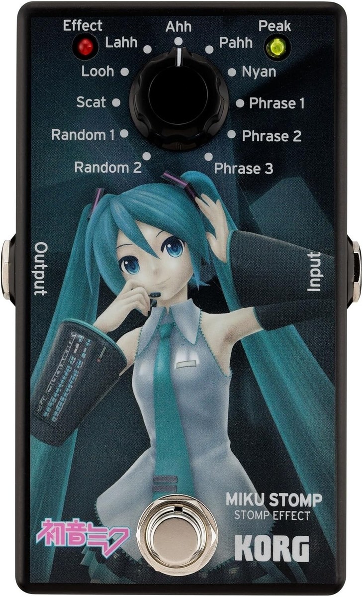 KORG KB10 Hatsune Miku Stomp Vocaloid Guitar Effect Pedal [Brand