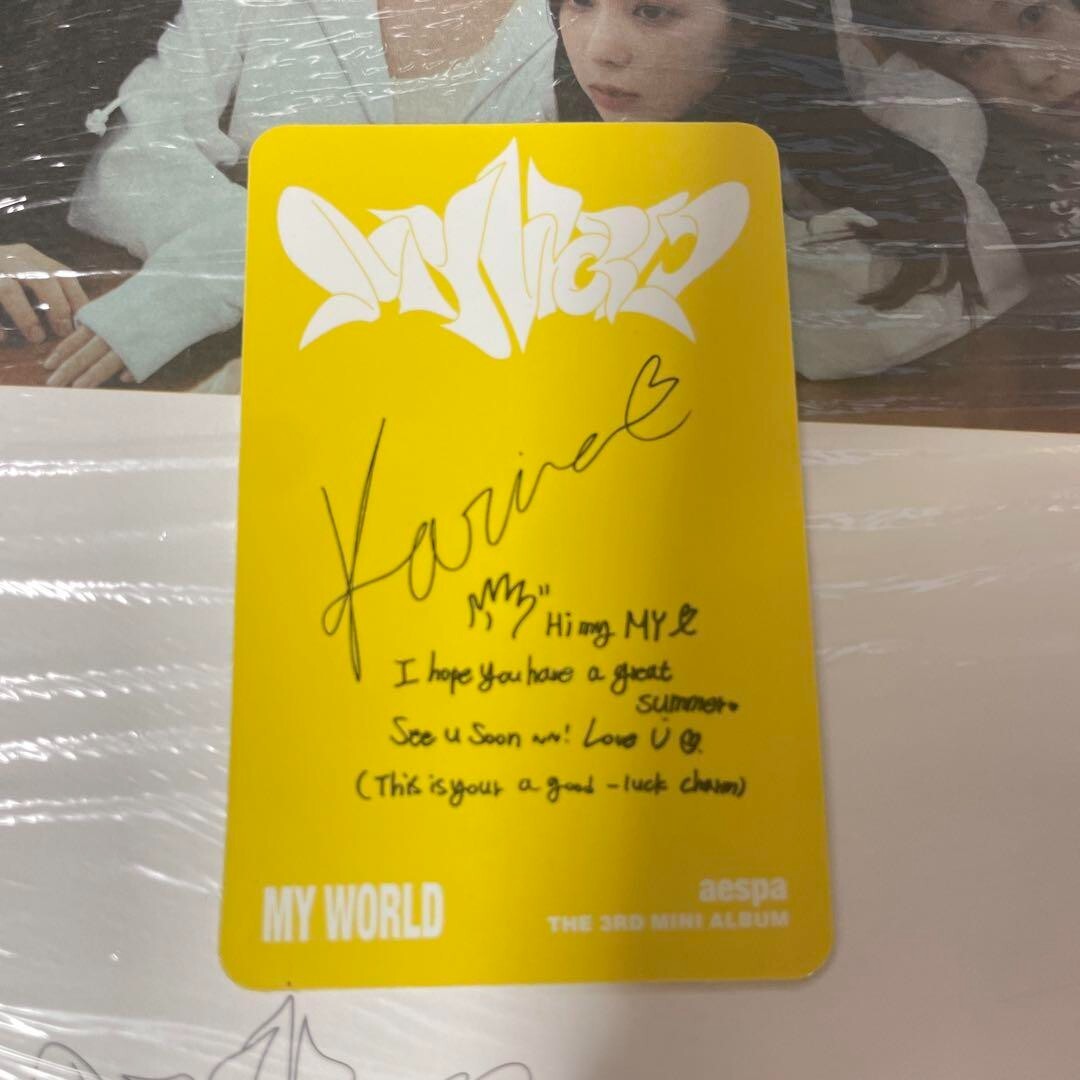 Aespa Karina My World Barnes & Noble USA Shop Limited Bonus