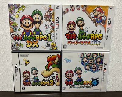 Mario & Luigi RPG 1 DX , 3 , 4 Dream Adventure , Paper Mario Mix