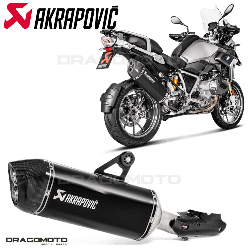BMW R 1250 GS 2019-2023 Exhaust AKRAPOVIC Titanium Black S-B12SO23