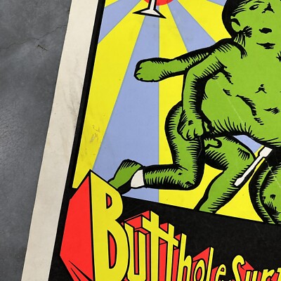 Nirvana Butthole Surfers Tad Poster Lee Bolton Signed Numbered