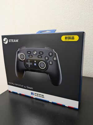 Hori Wireless pad Controller for Steam | Midnight Black | HPC-055