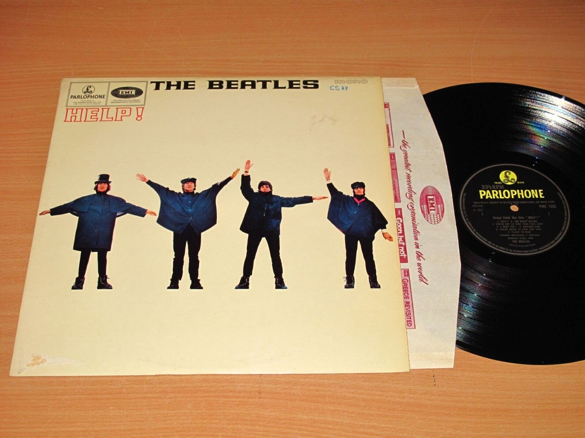 The Beatles LP - Help! / 1968 UK Parlophone Mono PMC 1255 Press in