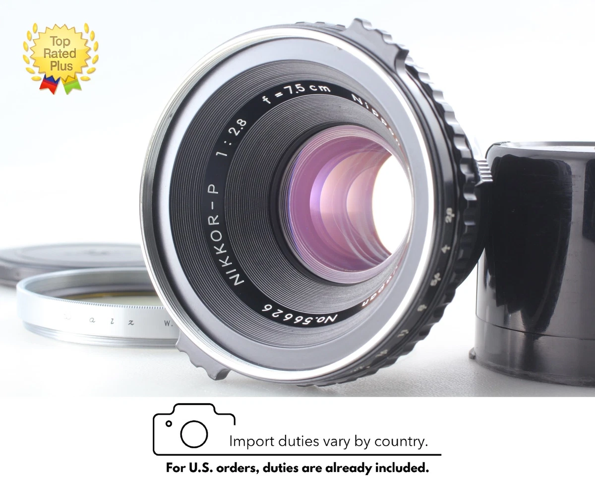 Nikon NIKKOR 75mm Focal Camera Lenses for Bronica for sale | eBay
