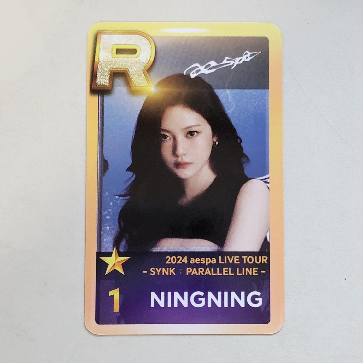 SMTOWN LIVE aespa ニンニン エスパ トレカ superstar aespa - NING