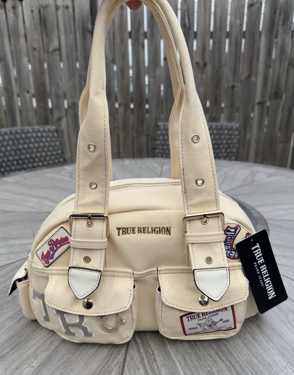 True Religion Multi Patch/Pockets Satchel Rare TikTok Viral Sold