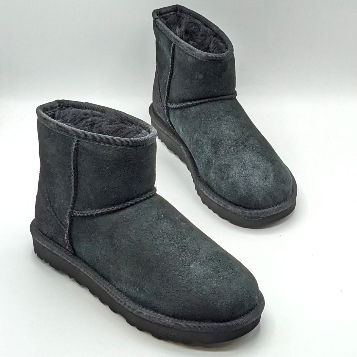 UGG “Classic Mini II” Women's Sheepskin Suede/Shearling Ankle