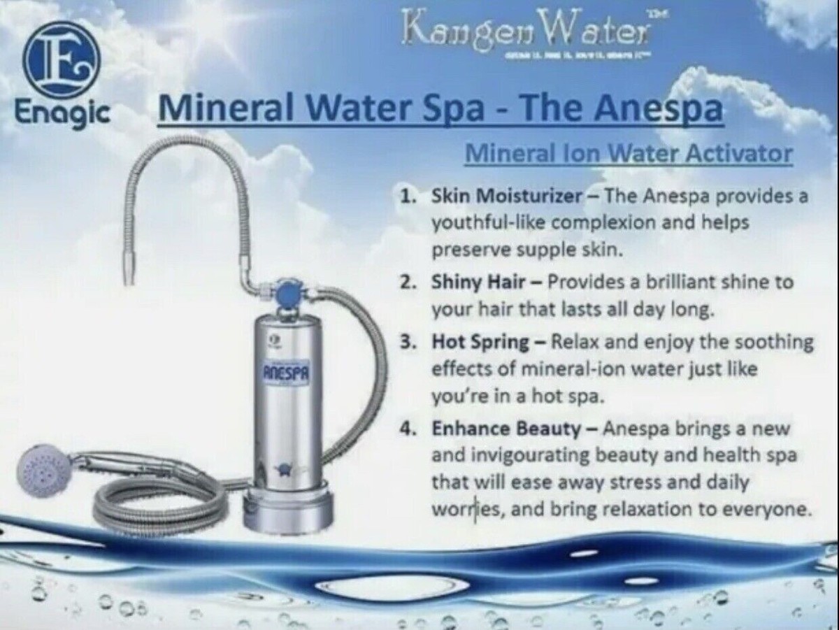 Enagic Anespa DX ANSP-02 Mineral Ion Water Machine System Home Spa