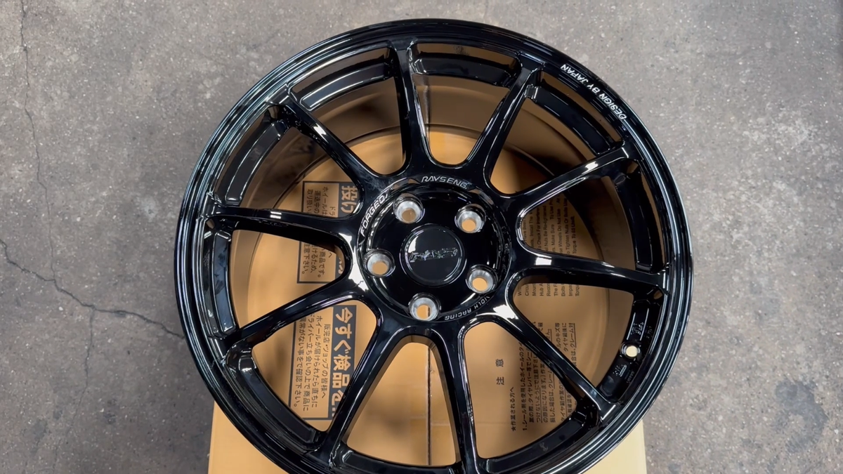 New 18x8.5J AOW ZE40 Flow Formed (4 Wheel) BLACK 5x114.3 FIT HONDA