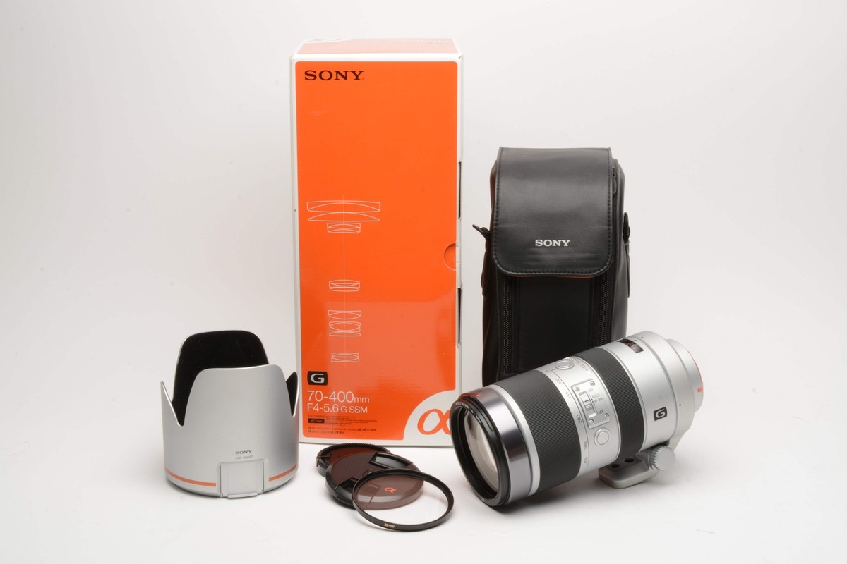 Sony 70-400mm f4-5.6G SSM Tele zoom SAL70400G A-Mount Mint- Boxed