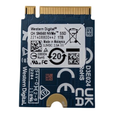 Xbox Series X Internal SSD 1TB 2230 M.2 NVMe Replacement Storage
