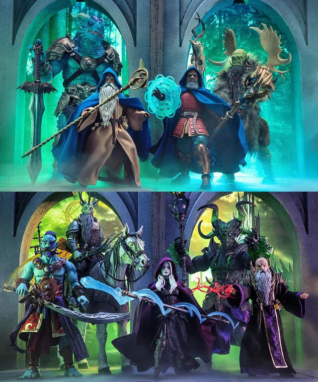 Mythic Legions ARACAGORR & AZAHAZZAR Ogre Scale (9