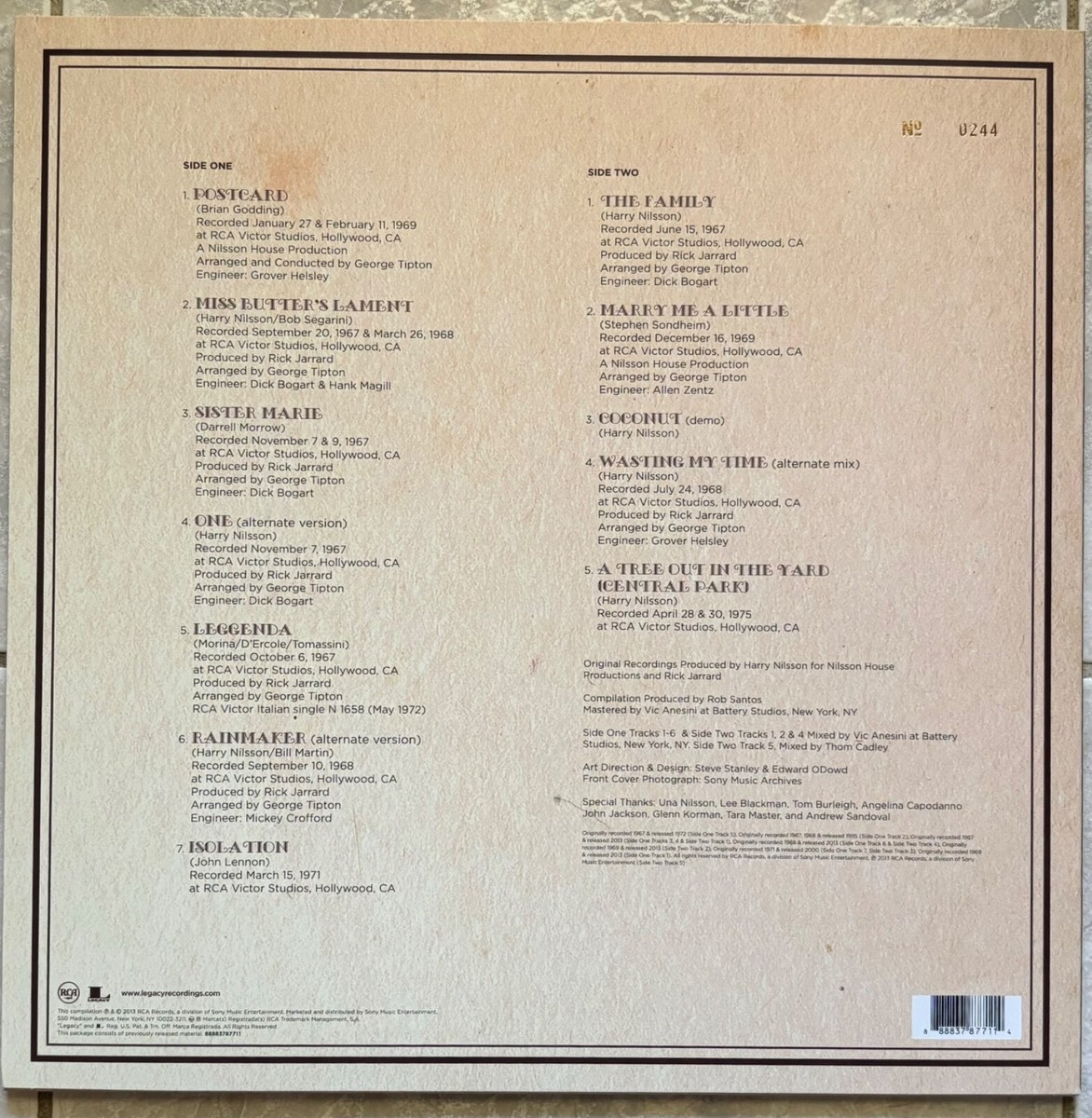 洋楽 Nilsson / The RCA albums Collection Nilsson - The RCA Albums