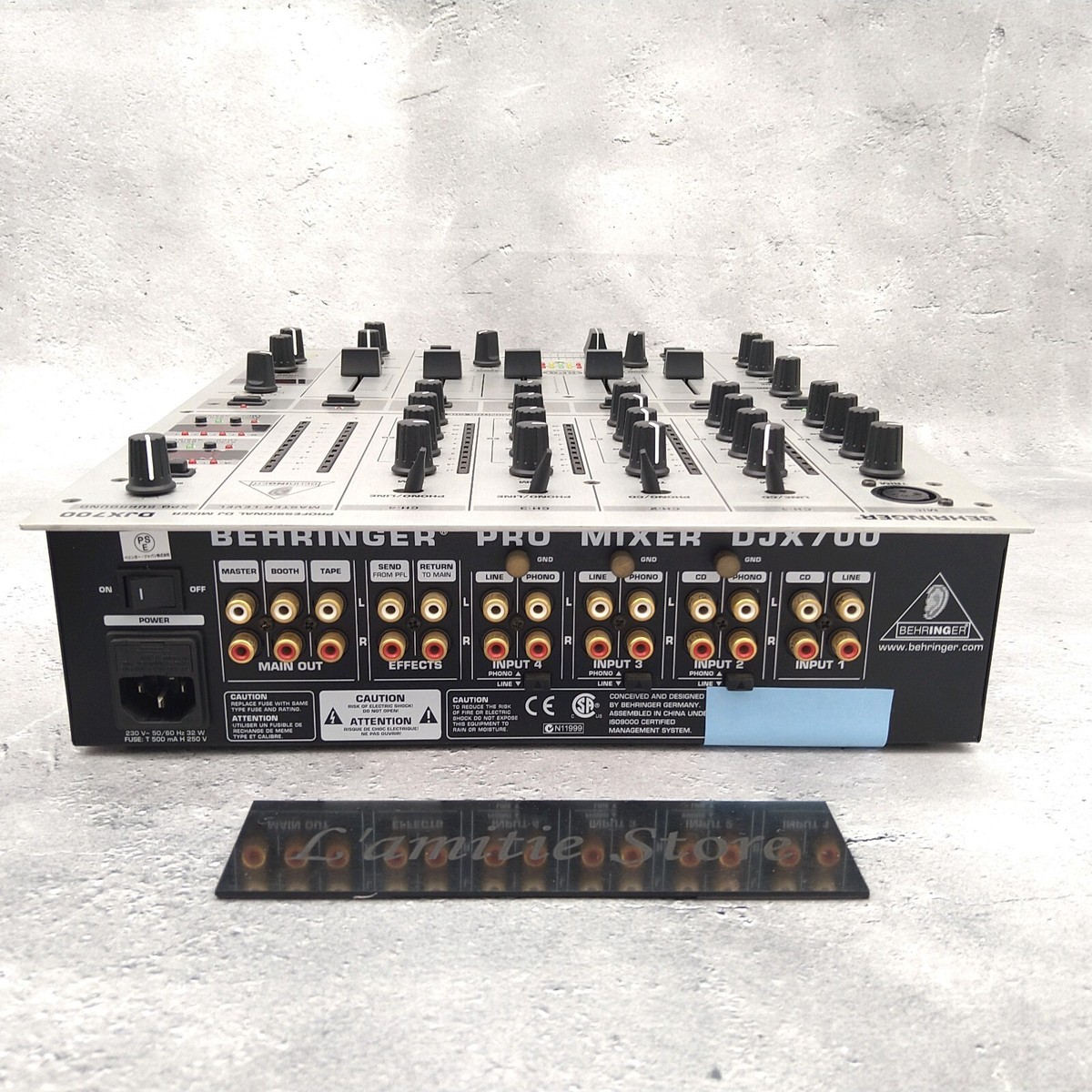 Behringer DJX700 Professional DJ Mixer 5-Channel 5ch Digital FX