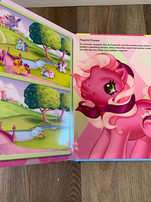 Rare My Little Pony Bubble Magnet Book Board Book 2010 Over 40