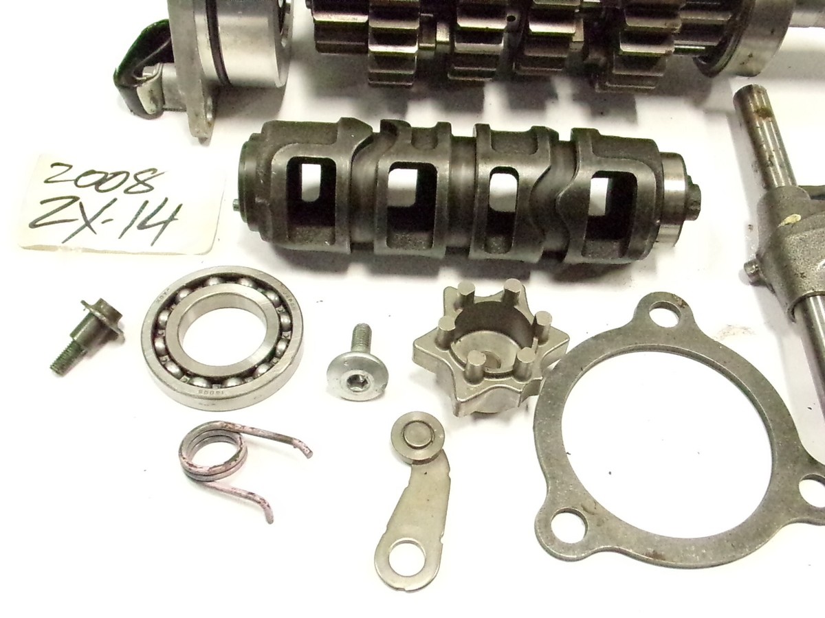 2006-2011 KAWASAKI NINJA ZX14 ZX14R COMPLETE TRANSMISSION GEARS