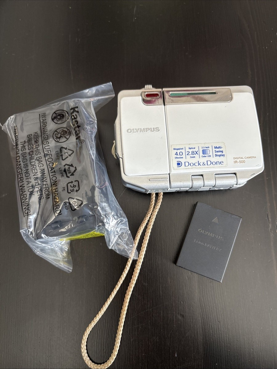 Olympus i:robe IR-500 4.0MP Digital Camera - Silver for sale